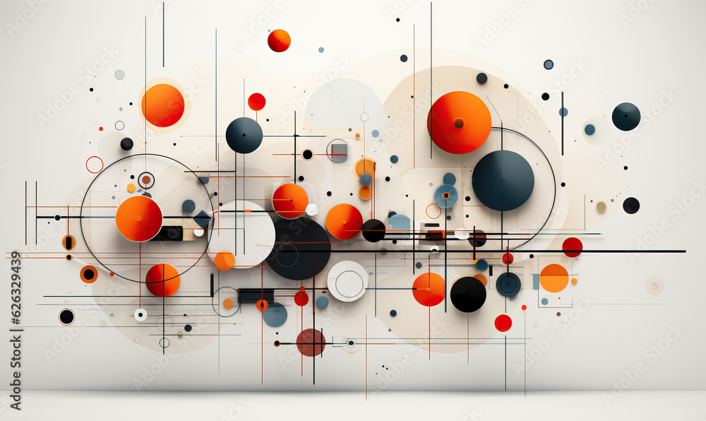 Various flat geometric shapes on a white background. Selective soft focus. Various flat geometric shapes on a white background. Selective soft focus.