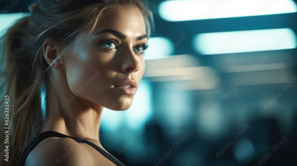 Beautiful young fitness girl in gym. Female fitness. Beautiful young fitness girl in gym. Female fitness.