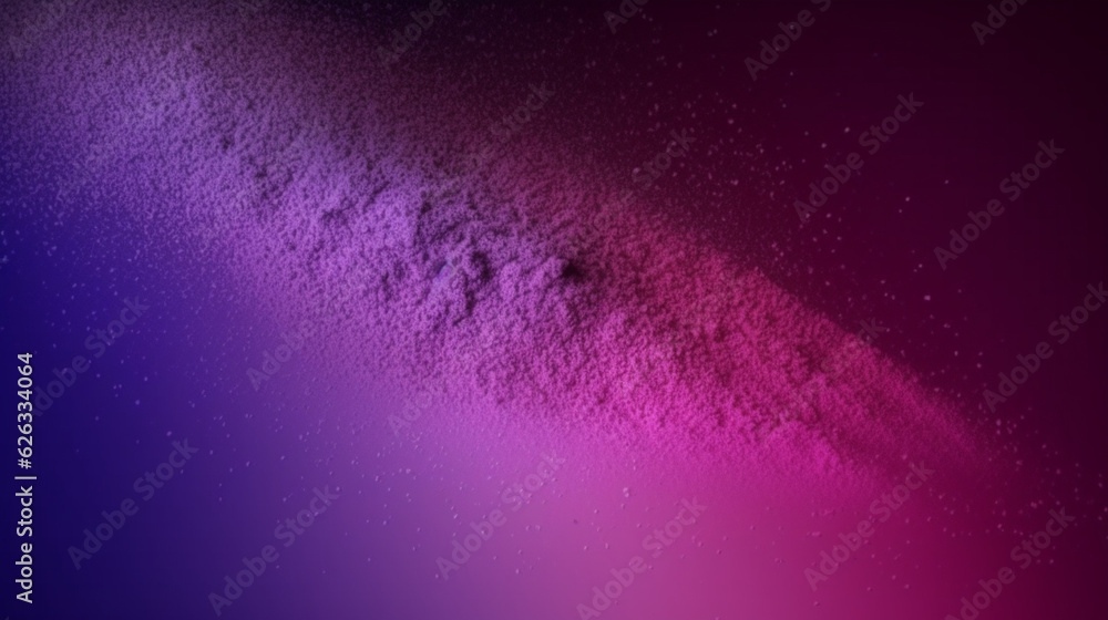 Fond de poudre, violet, rose dégradé. Sol texturé, sable, poudre. Ombre et reflet, arrière plan pour conception graphique, création, bannière. - obrazy, fototapety, plakaty 