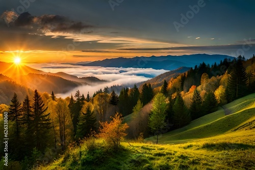 sunrise in the mountains © Fatima