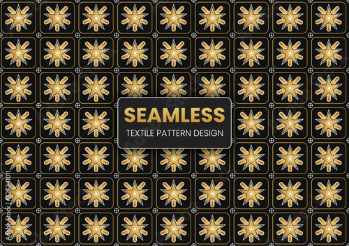 Seamless textile graphic pattern for art work.