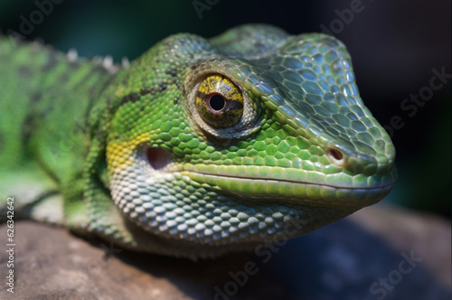 Graceful Iguana  Embracing its Natural World 