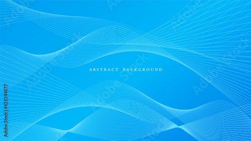 blue curve abstract background vector illustration digital backdrop futuristic composition texture blue concept label art