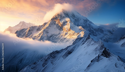 Haute montagne enneigée © Rosekipik