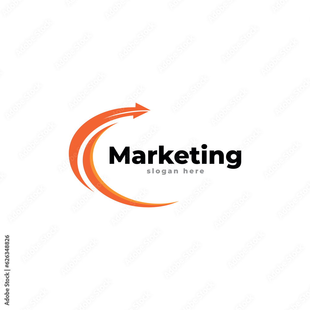 marketing logo icon vector template. marketing logo icon vector template.
