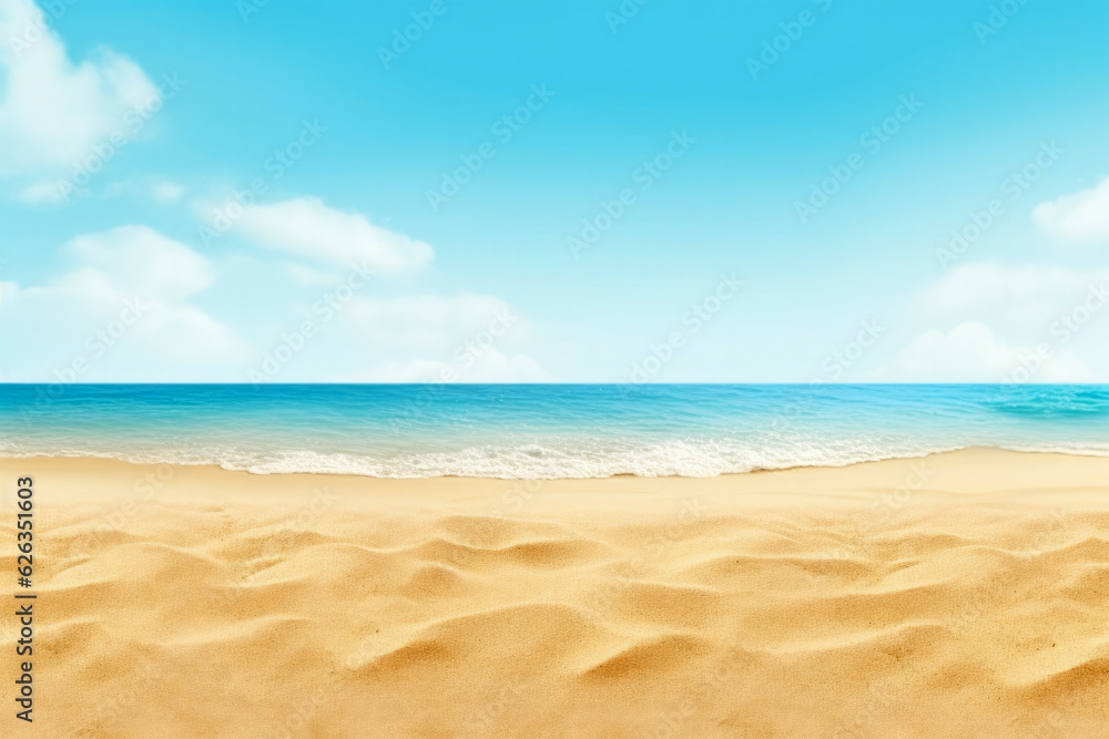 Beautiful beach and tropical sea - nature and summer vacation background concept