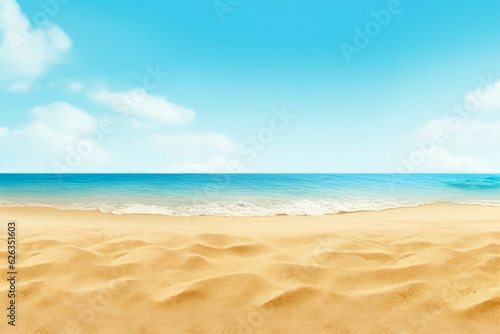 Beautiful beach and tropical sea - nature and summer vacation background concept