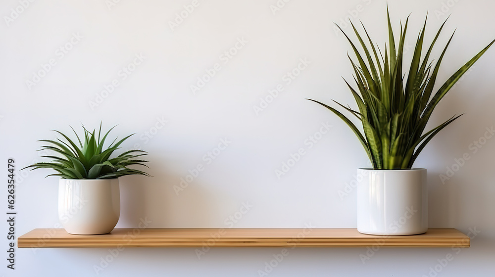 Portrait broun picture frame mockup on wooden table. wooden decor giraffe figure. Generative Ai Portrait broun picture frame mockup on wooden table. wooden decor giraffe figure. Generative Ai