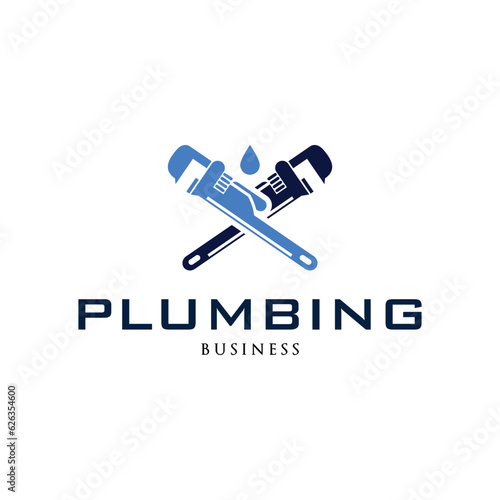 Plumbing Icon Logo Design Template