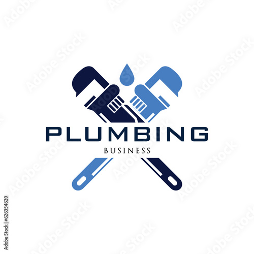 Plumbing Icon Logo Design Template