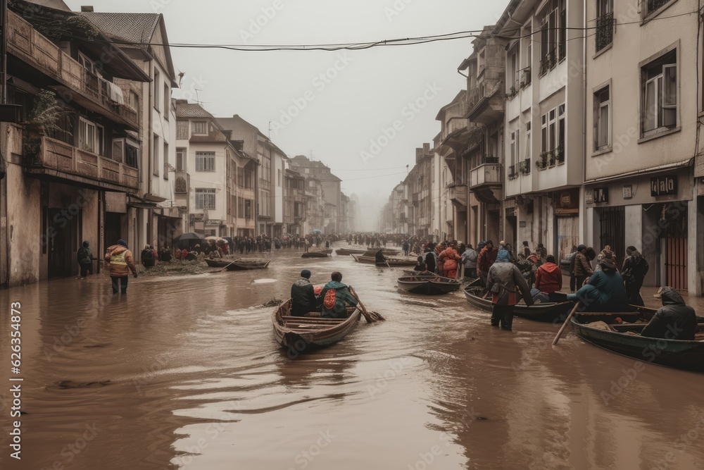 Flood: City Under Water - Resilience in the Midst of Chaos, generative IA