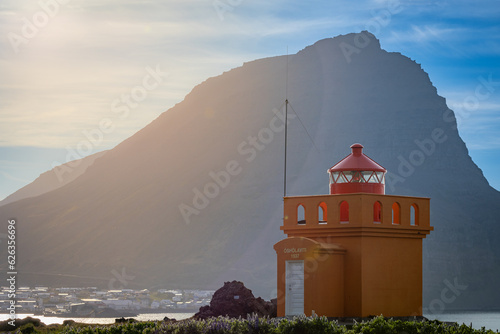 ICELAND-Bolungarvik-Óshólar Lighthouse photo