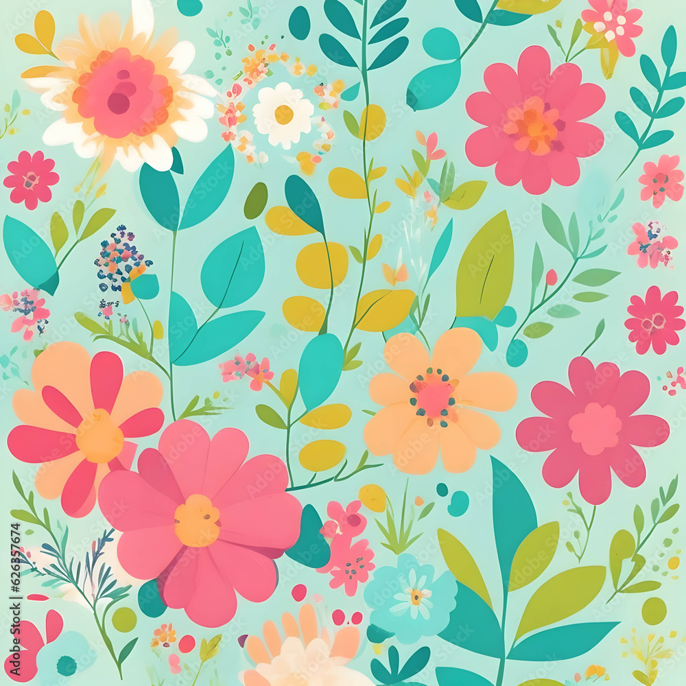 Seamless floral pattern
Seamless floral pattern