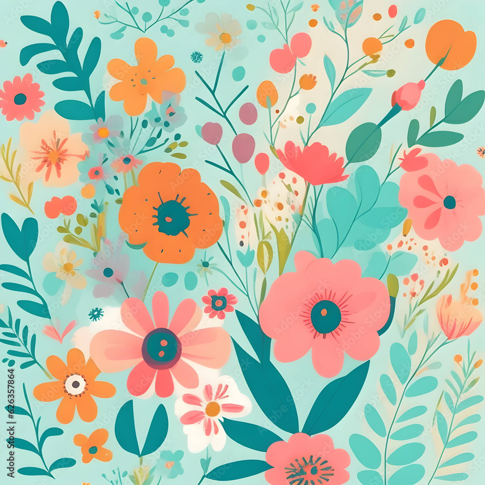 Seamless floral pattern
Seamless floral pattern