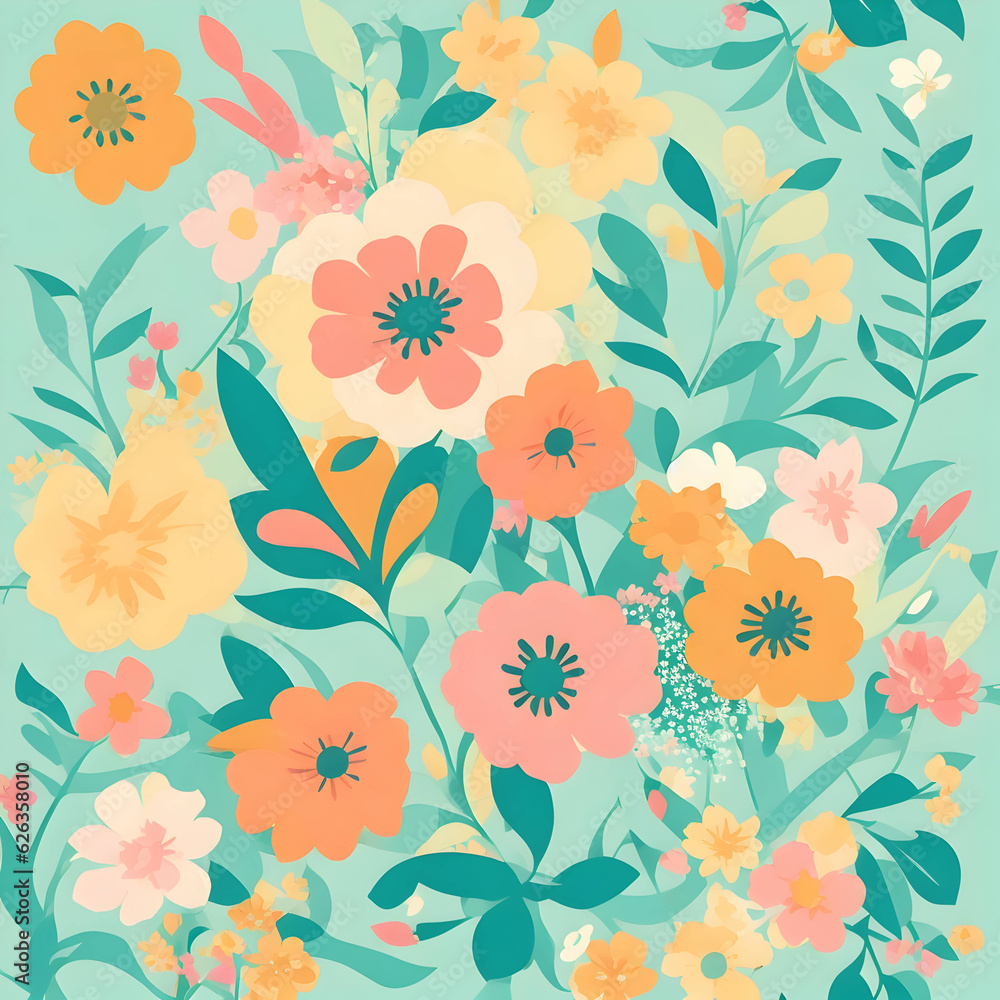 Seamless floral pattern
Seamless floral pattern