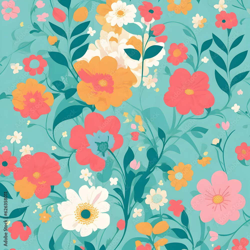 Seamless floral pattern
Seamless floral pattern