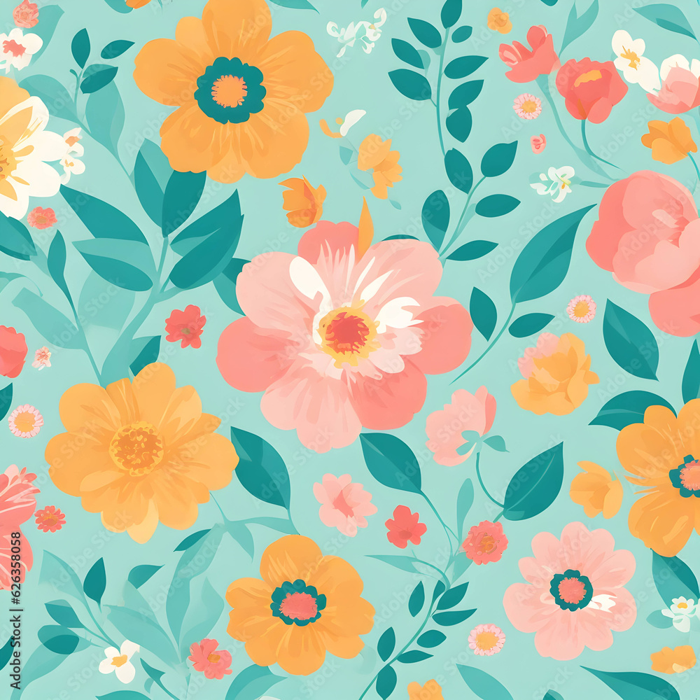 Seamless floral pattern
Seamless floral pattern