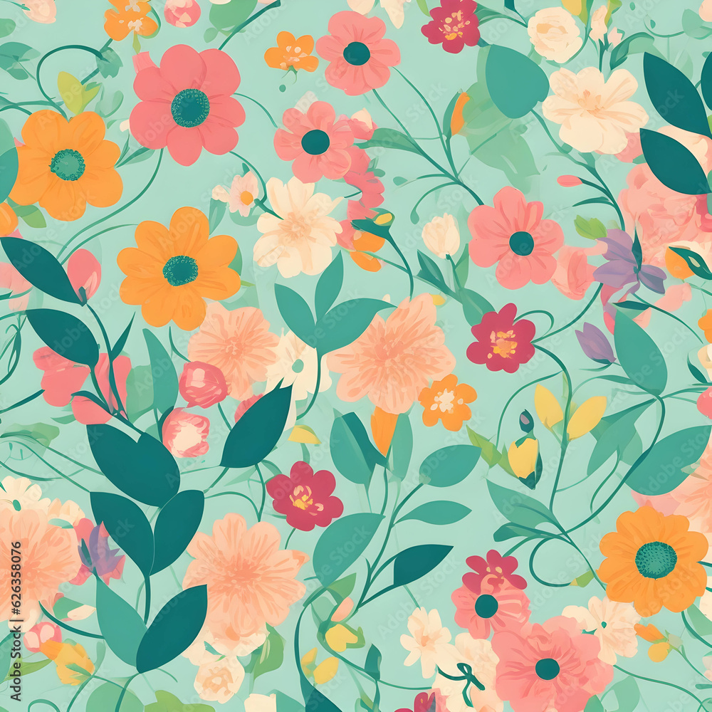 Seamless floral pattern
Seamless floral pattern