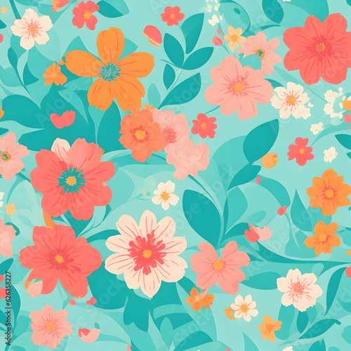 Seamless floral pattern  © Mahmud