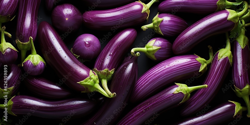 AI Generated. AI Generative. Many eggplants pattern on background. Fresh healthy vegetables food diet. Graphic Art AI Generated. AI Generative. Many eggplants pattern on background. Fresh healthy vegetables food diet. Graphic Art