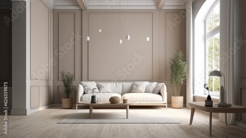 modern natural living area home interior deisgn background concept living room natural material finishing daylight cosy and clear design ideas home,ai generate