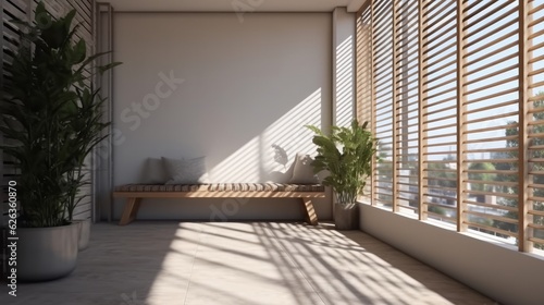 patio terrace balcony courtyard home interior design space tamplate background home balcony with skylight modern design home interior concept ai generate