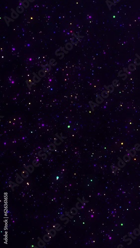 Animated Purple Glitter Stars