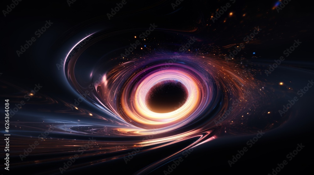 Black hole in space Black hole in space