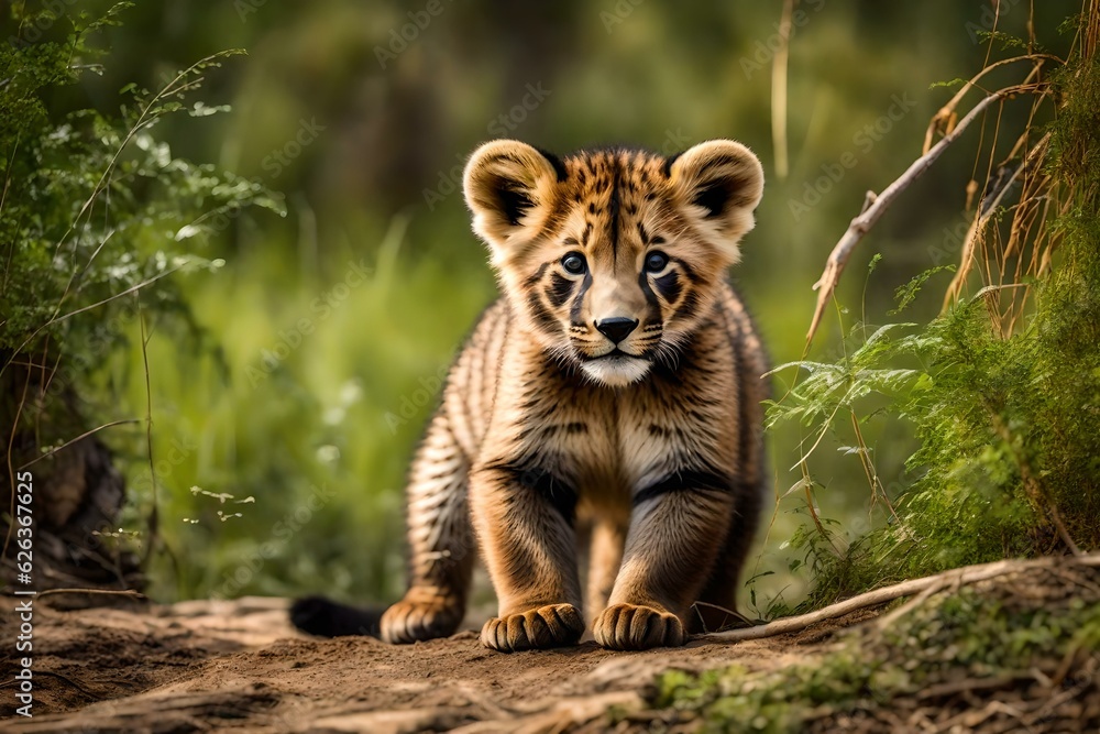 Fototapeta premium portrait of a lion