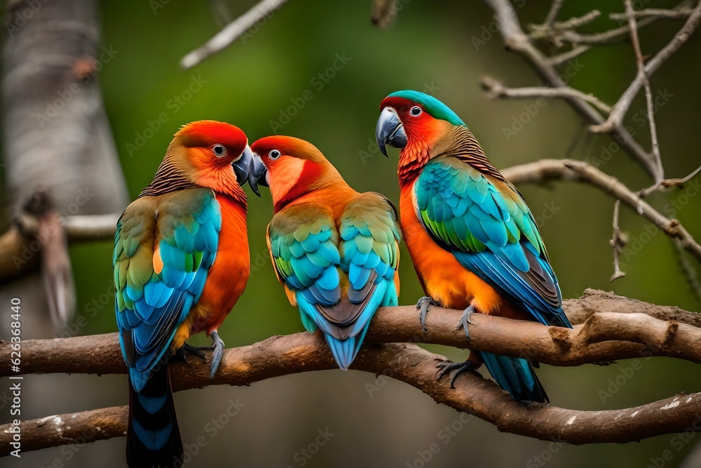 Obraz premium red and yellow macaw