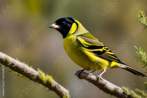 yellow wagtail on a branch © Aansa