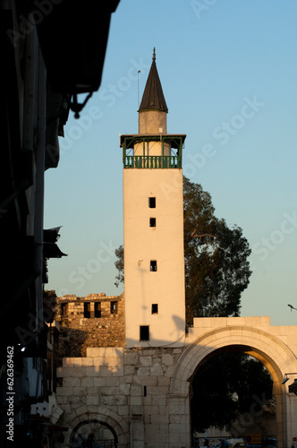Bab Sharqi, The East gate of Damascus Old City, Syria. .