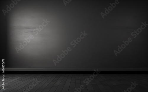 Abstract luxury blur dark grey and black gradient  used as background studio wall for display your