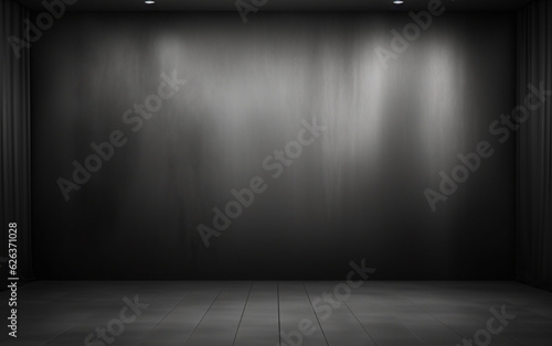 Abstract luxury blur dark grey and black gradient, used as background studio wall for display your