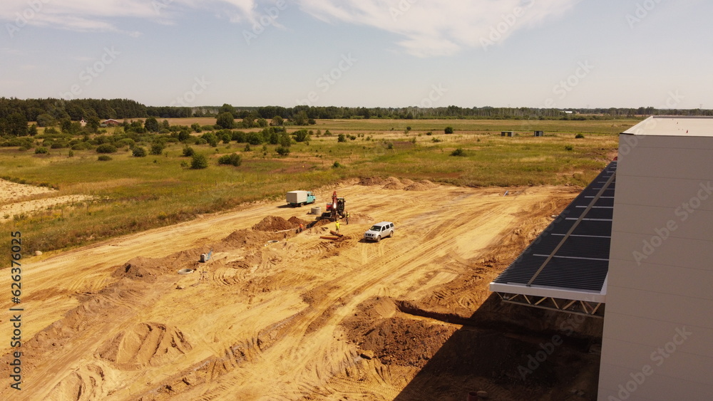 Obraz premium Wielka budowa