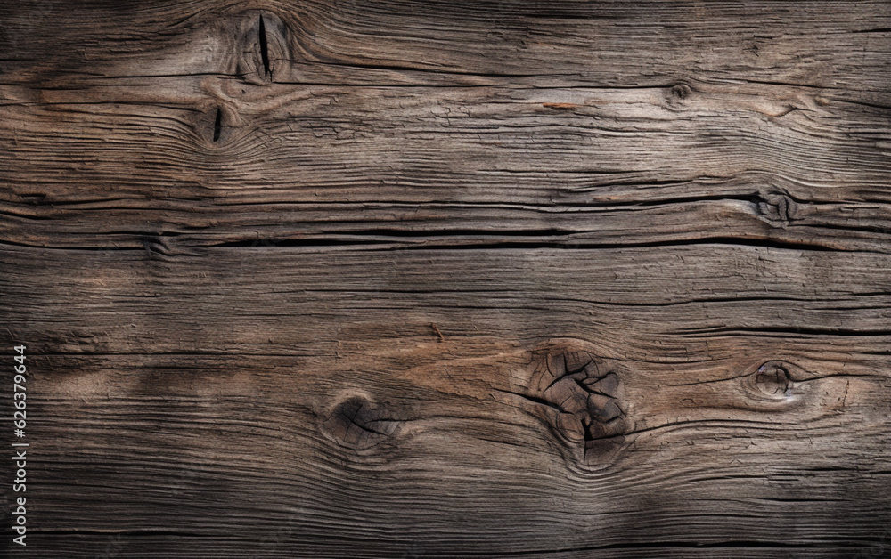 Fototapeta premium Close up of a rustic wooden plank