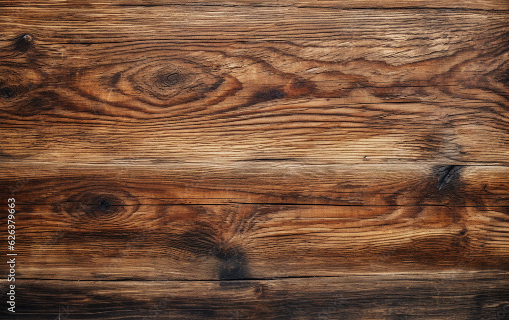 Fototapeta premium Close up of a rustic wooden plank
