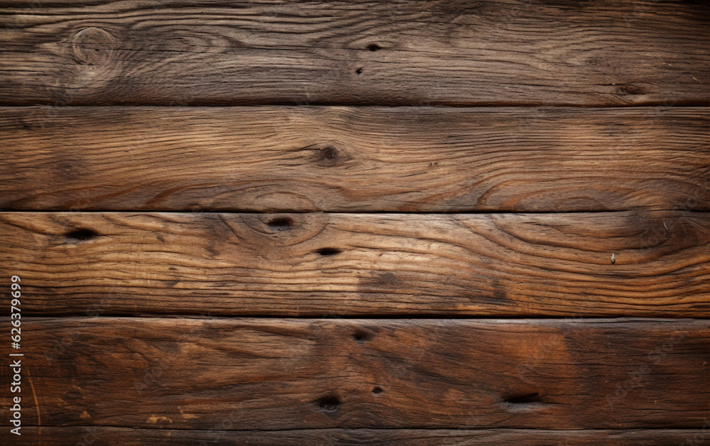 Fototapeta premium Close up of a rustic wooden plank