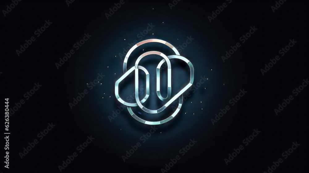 A logo featuring blockchain technology is displayed. A logo featuring blockchain technology is displayed.