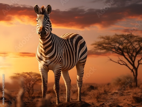 Elegante Streifen  Zebras in ihrer nat  rlichen Sch  nheit