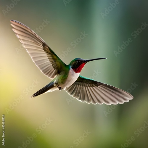 hummingbird in flightgenerated by AI technology  © zaroosh