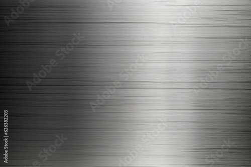 Metal grey background, exture of brushed steel plate with reflections for graphic design.