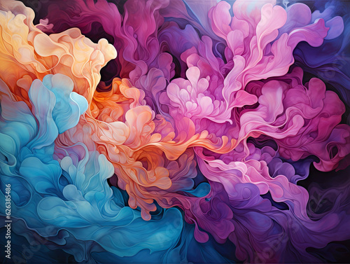 colorful smoke background galaxy colors