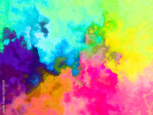 Creative, colorful abstract art for media, background or artistic projects