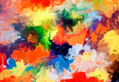 Creative, colorful abstract art for media, background or artistic projects