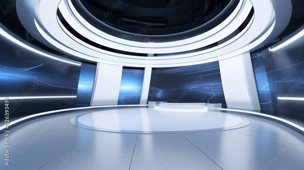Tv Studio. Backdrop for TV shows .TV on wall. News studio. The perfect backdrop for any green screen or chroma key video or photo production. Tv Studio. Backdrop for TV shows .TV on wall. News studio. The perfect backdrop for any green screen or chroma key video or photo production.