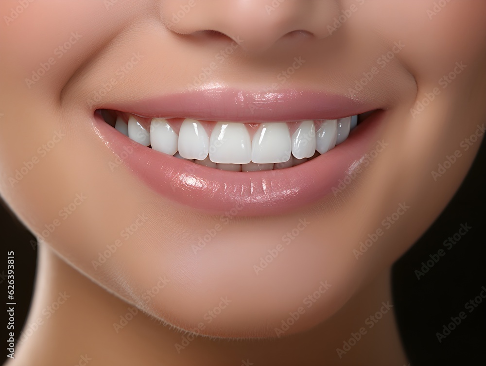 Fototapeta premium Strahlendes Lächeln: Die Schönheit der Zähne