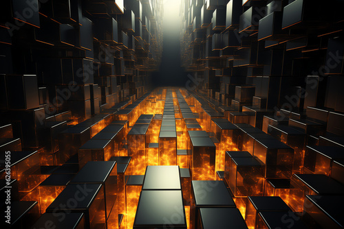 Heaven Hell Conceptual Purgatory, Generative AI Illustration