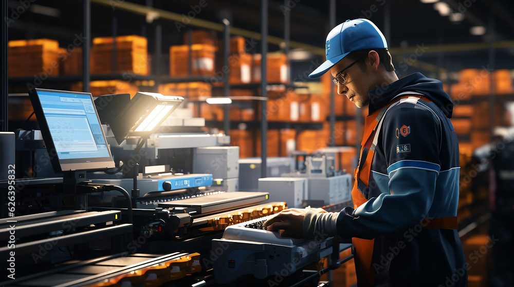 Human and Robotic Interaction in High-Tech Warehouse - Generative AI