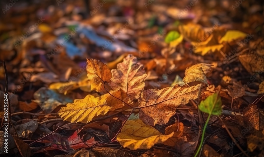 Autumn leaf in a puddle after rain. Autumn rain Autumn leaf in a puddle after rain. Autumn rain